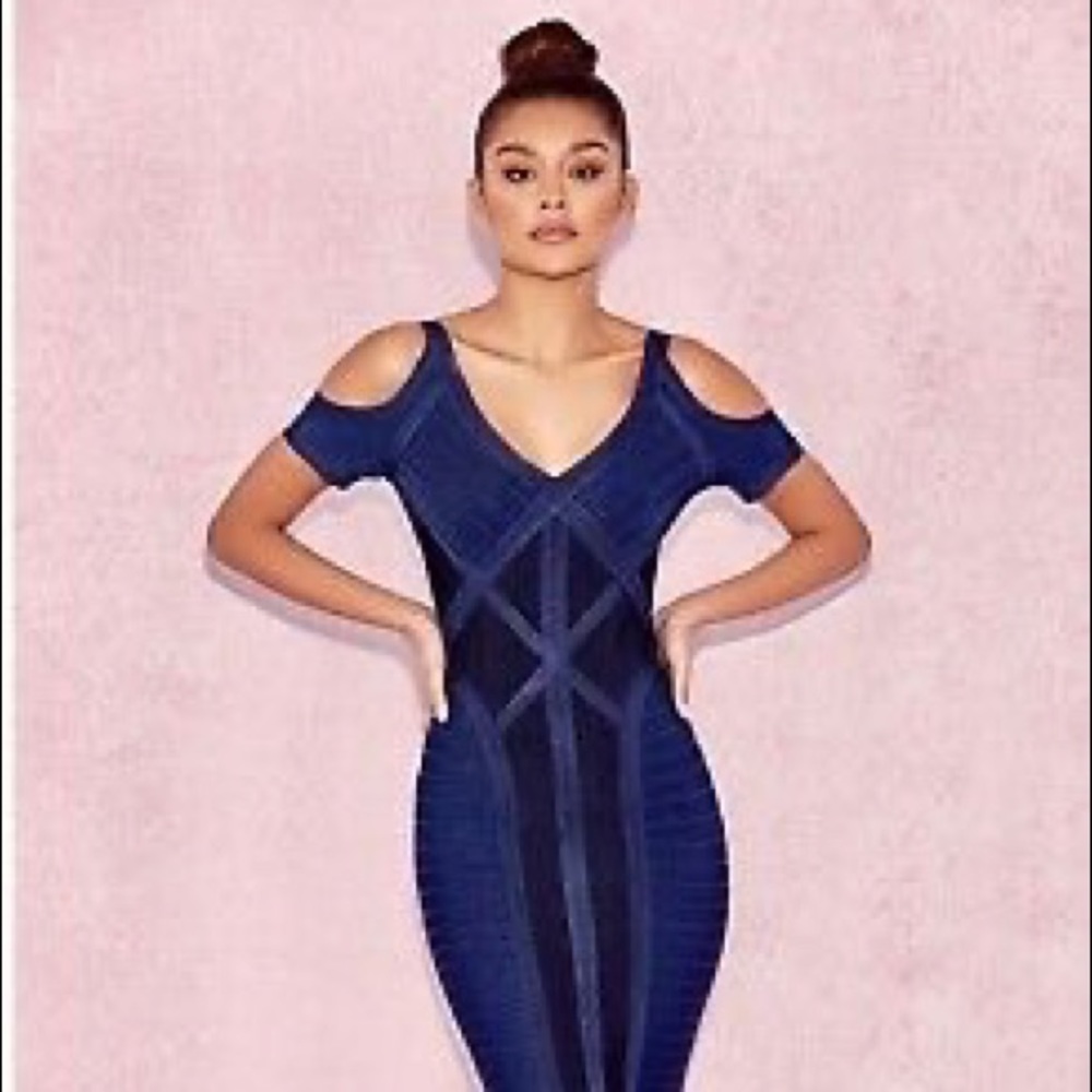 House of CB Denim Dress. Size Small.